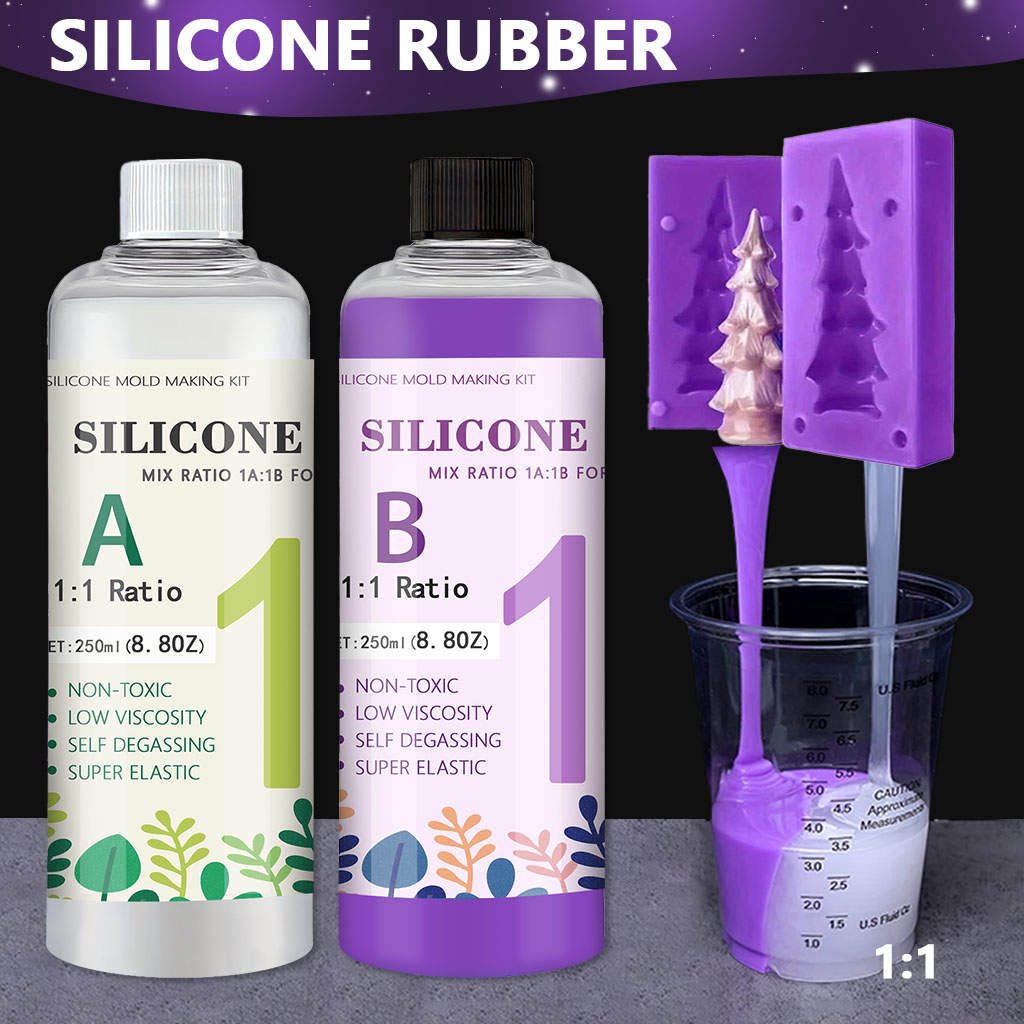 Soap Making Kit For Beginners - Silicona Líquida Morada de 17.6oz, Kit