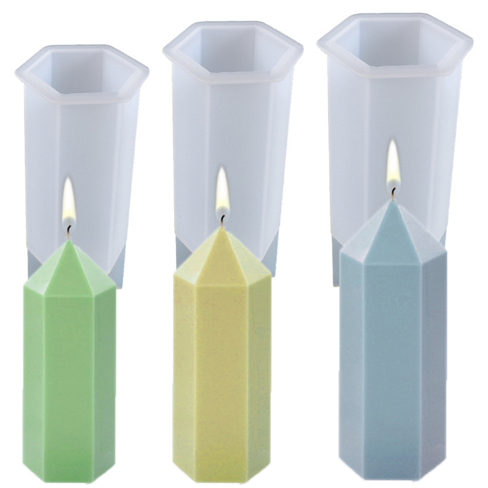 Soap Making Kit For Beginners - Moldes de vela de columna Hexagonal