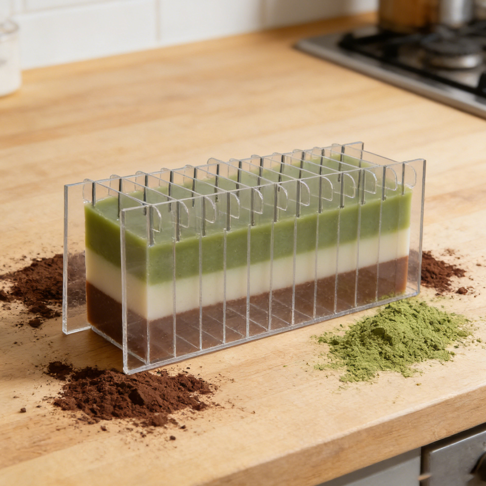 Soap Making Kit For Beginners - Tablero divisor de jabón acrílico para