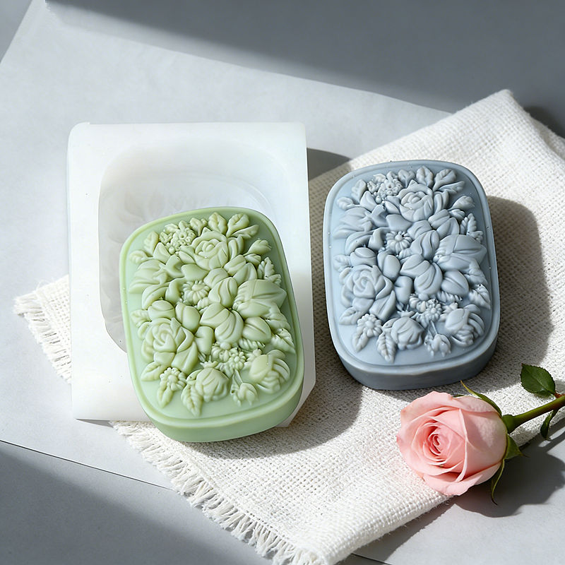 Soap Making Gifts - Molde de Silicona Cuadrado para Jabón