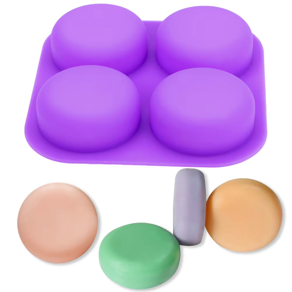 1-2 Moldes de Silicona Redondo - Soap Making Instructions reseña y precio