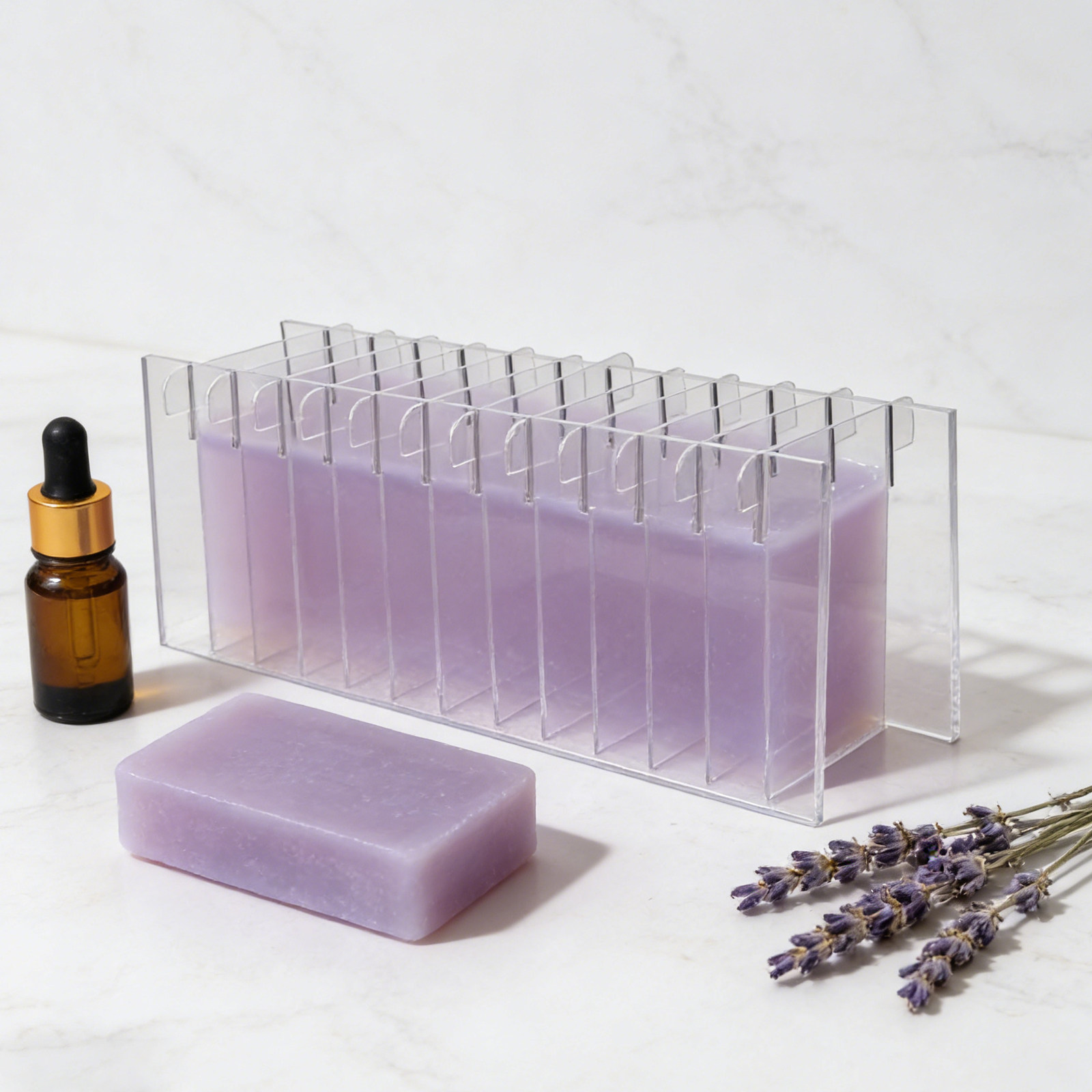 Tablero divisor de jabón acríl - Soap Making Kit For Beginners reseña y precio