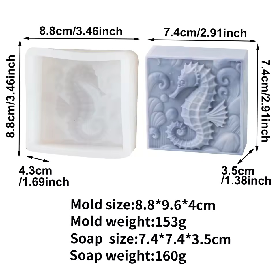 Molde de silicona 3D de caball - Soap Making Gifts reseña y precio